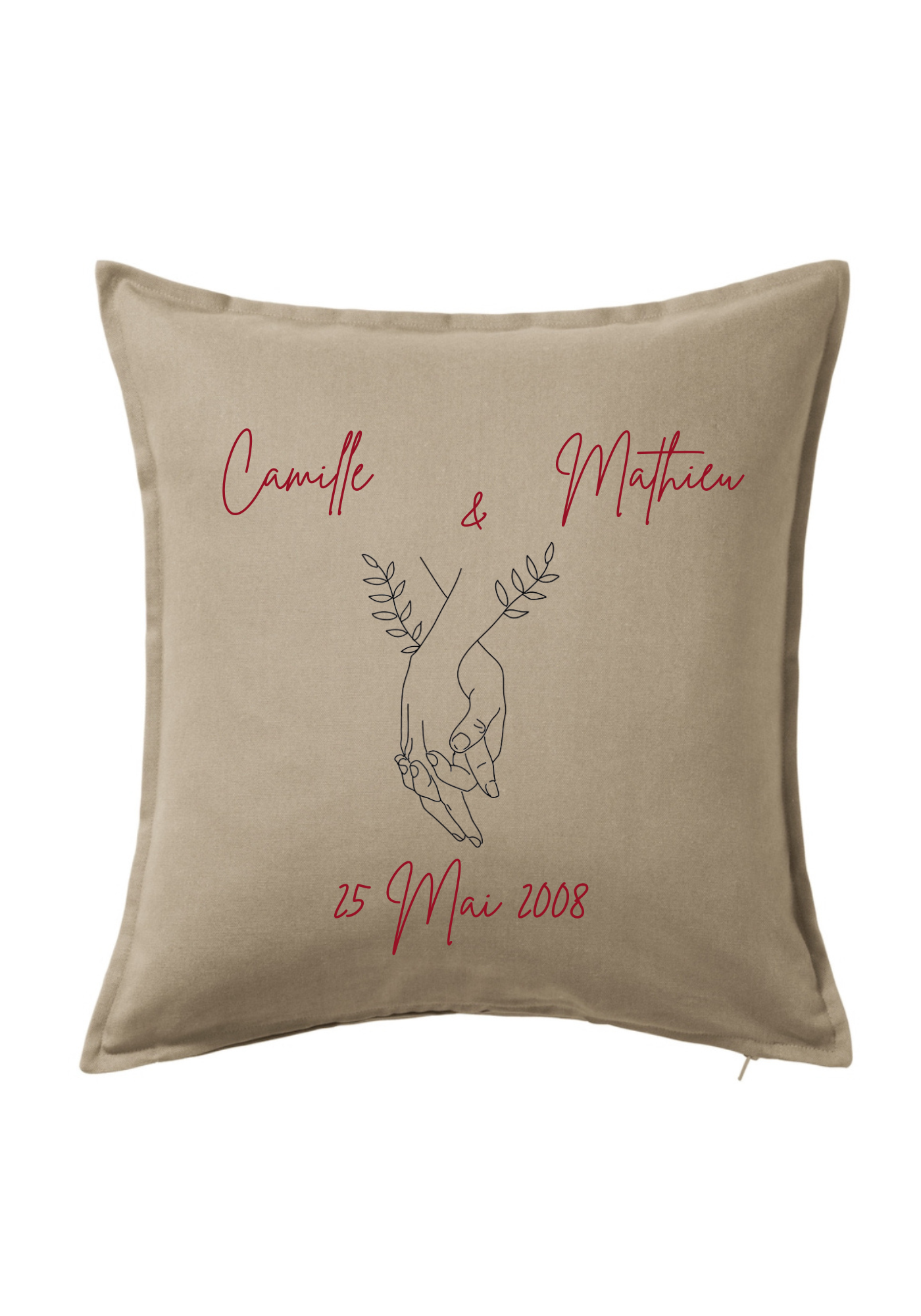 Housse de coussin « Amoureux »