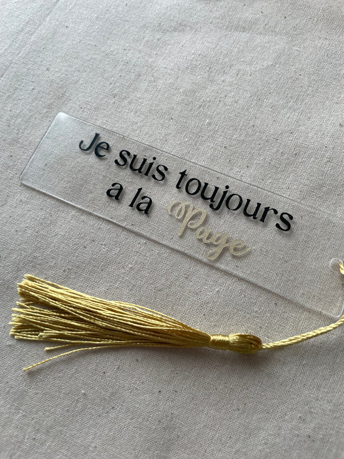 Marque page acrylique « humour »