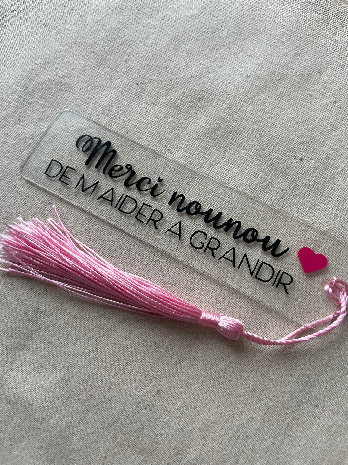 Marque page « nounou »