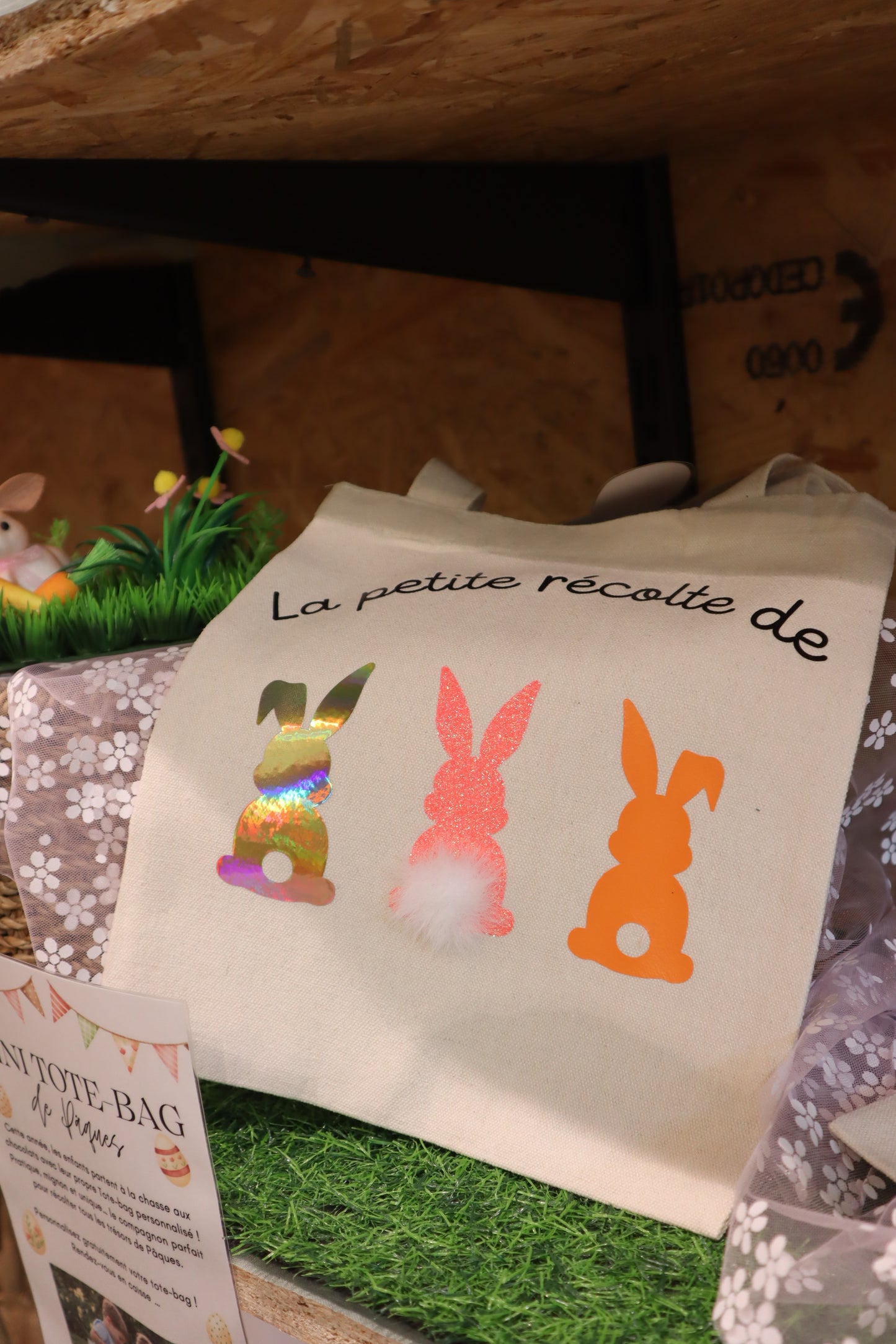 Mini tote-bag orange