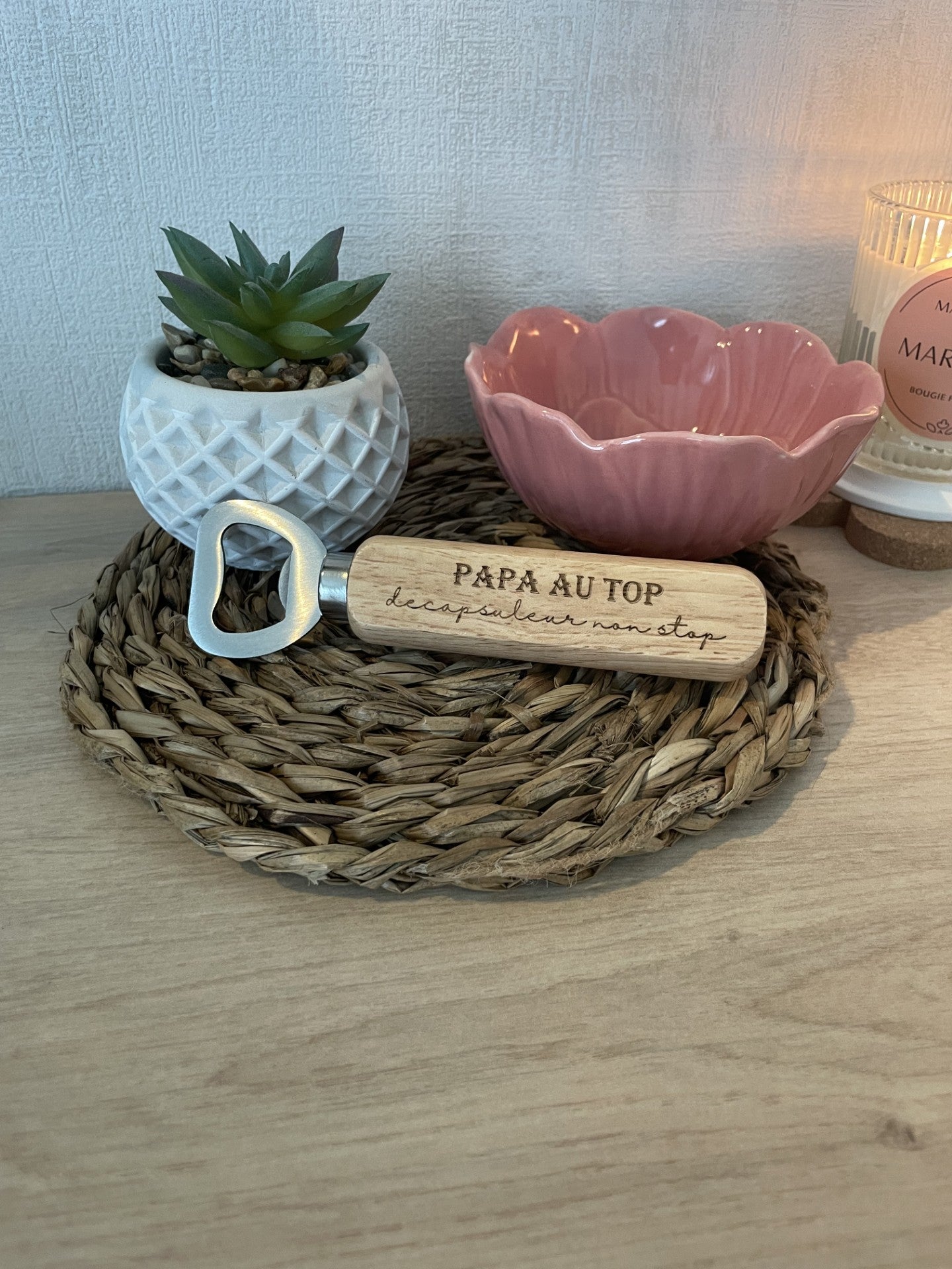Décapsuleur "papa au top"