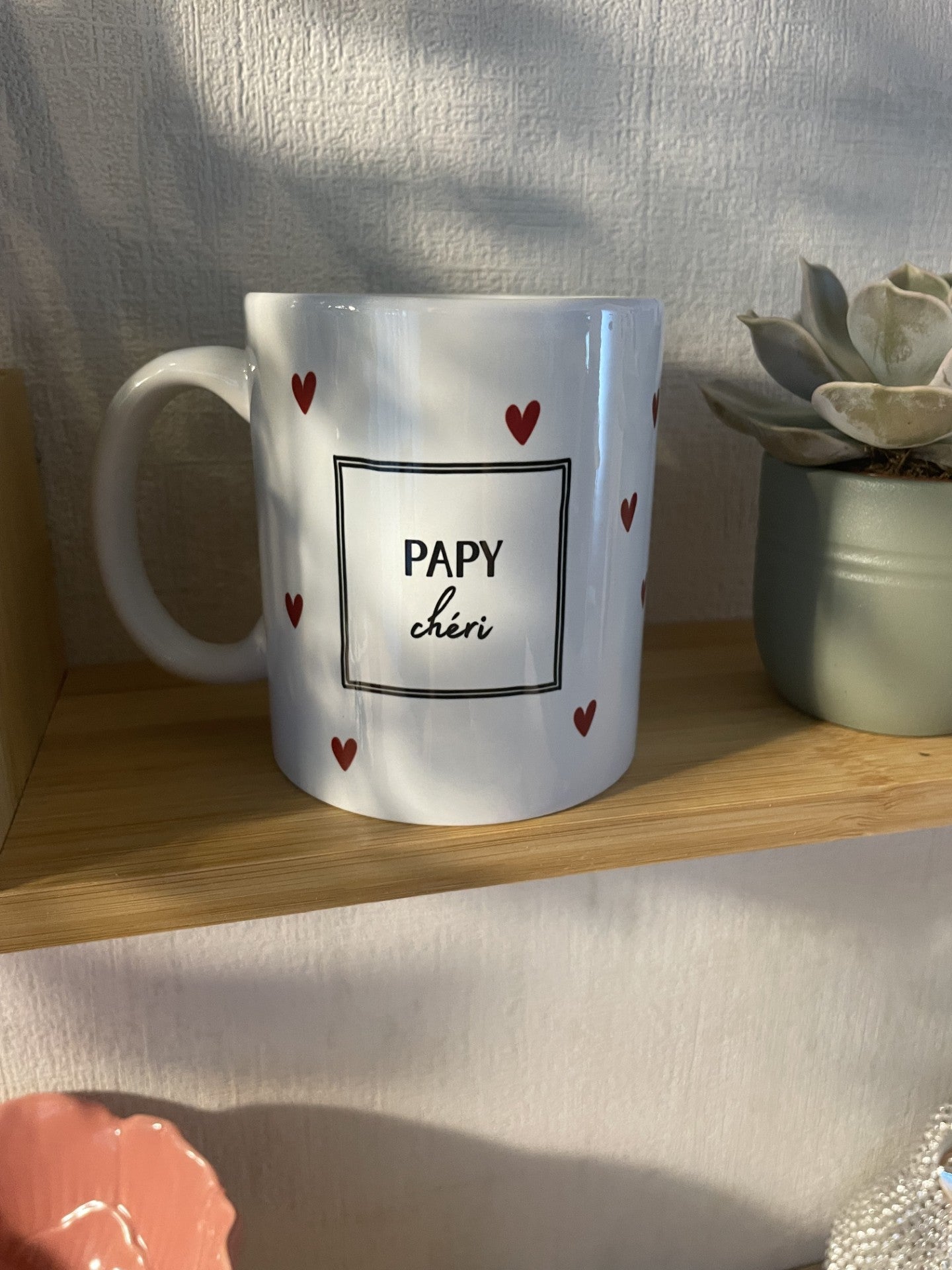 Tasse cœur chéri