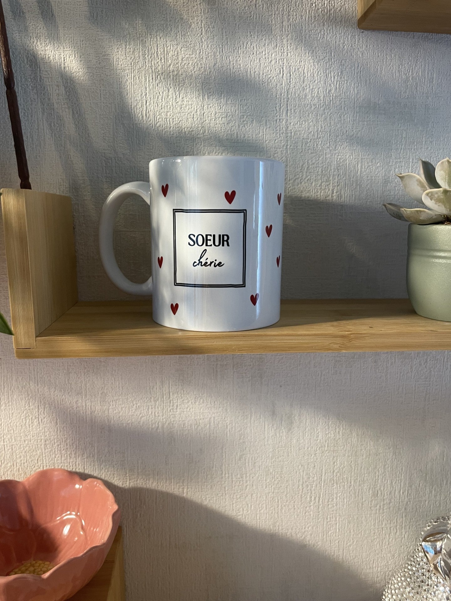 Tasse cœur chéri