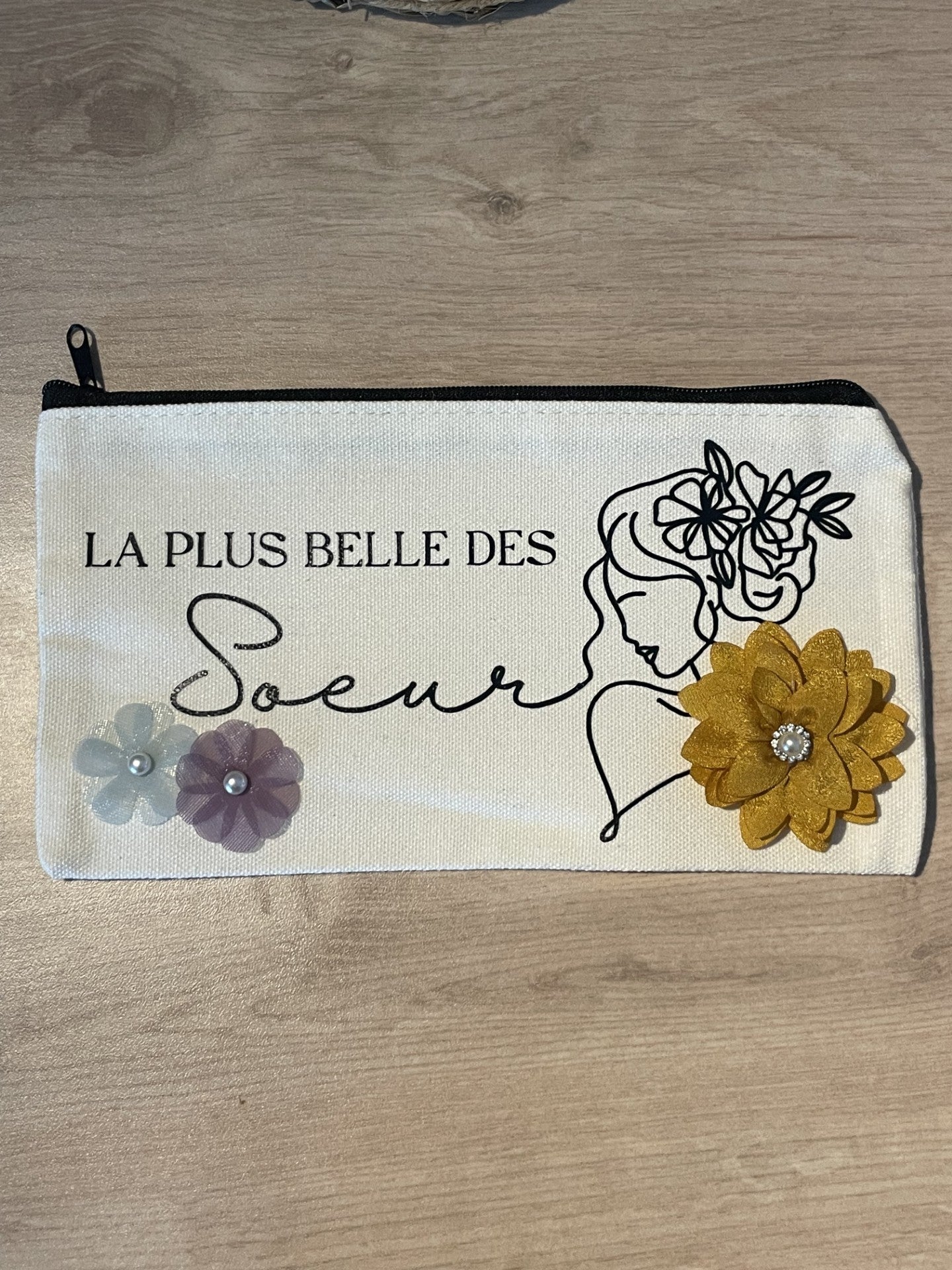 Trousse "jolie fleur" soeur