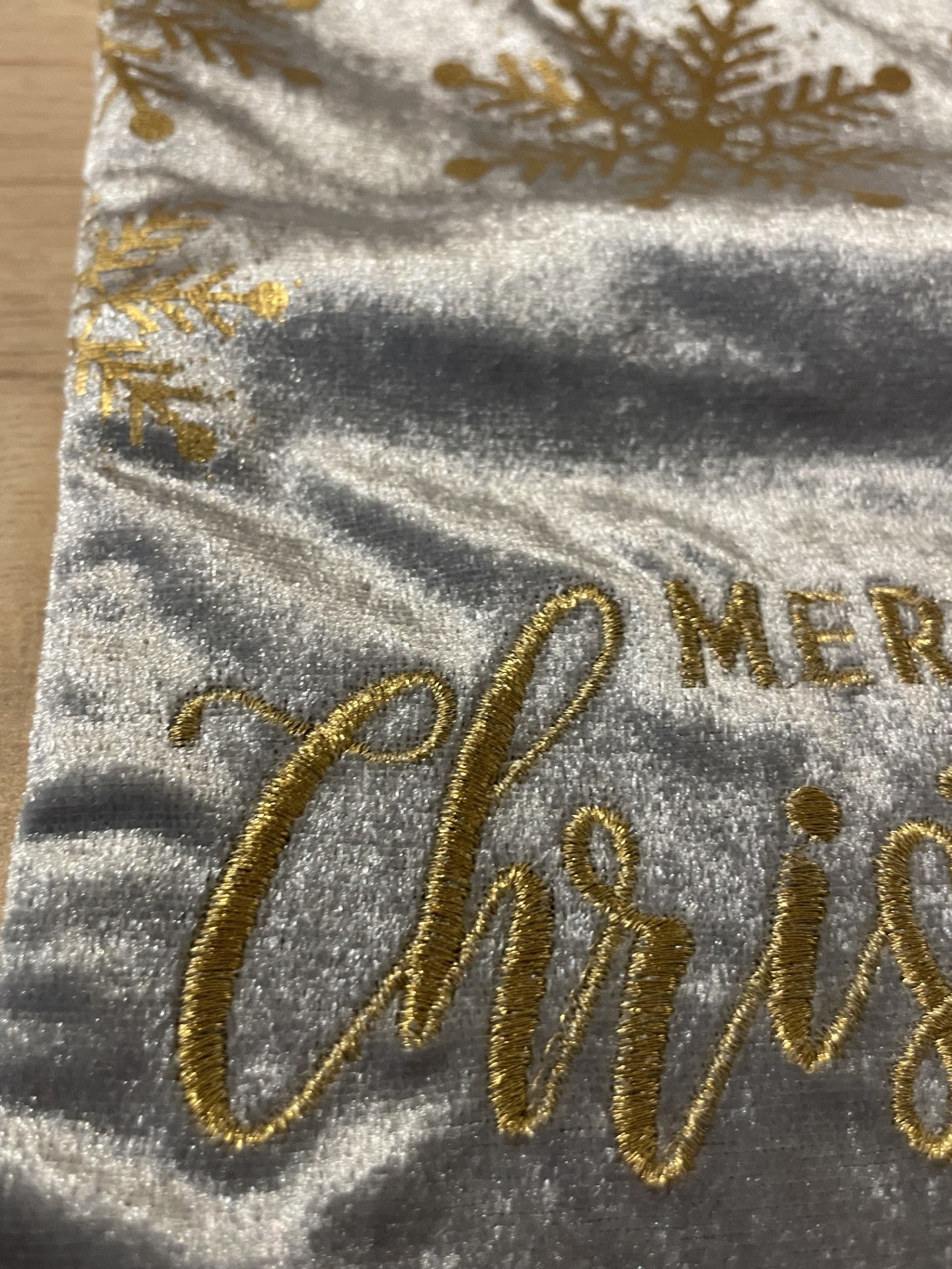 Chaussette de Noël Flocon