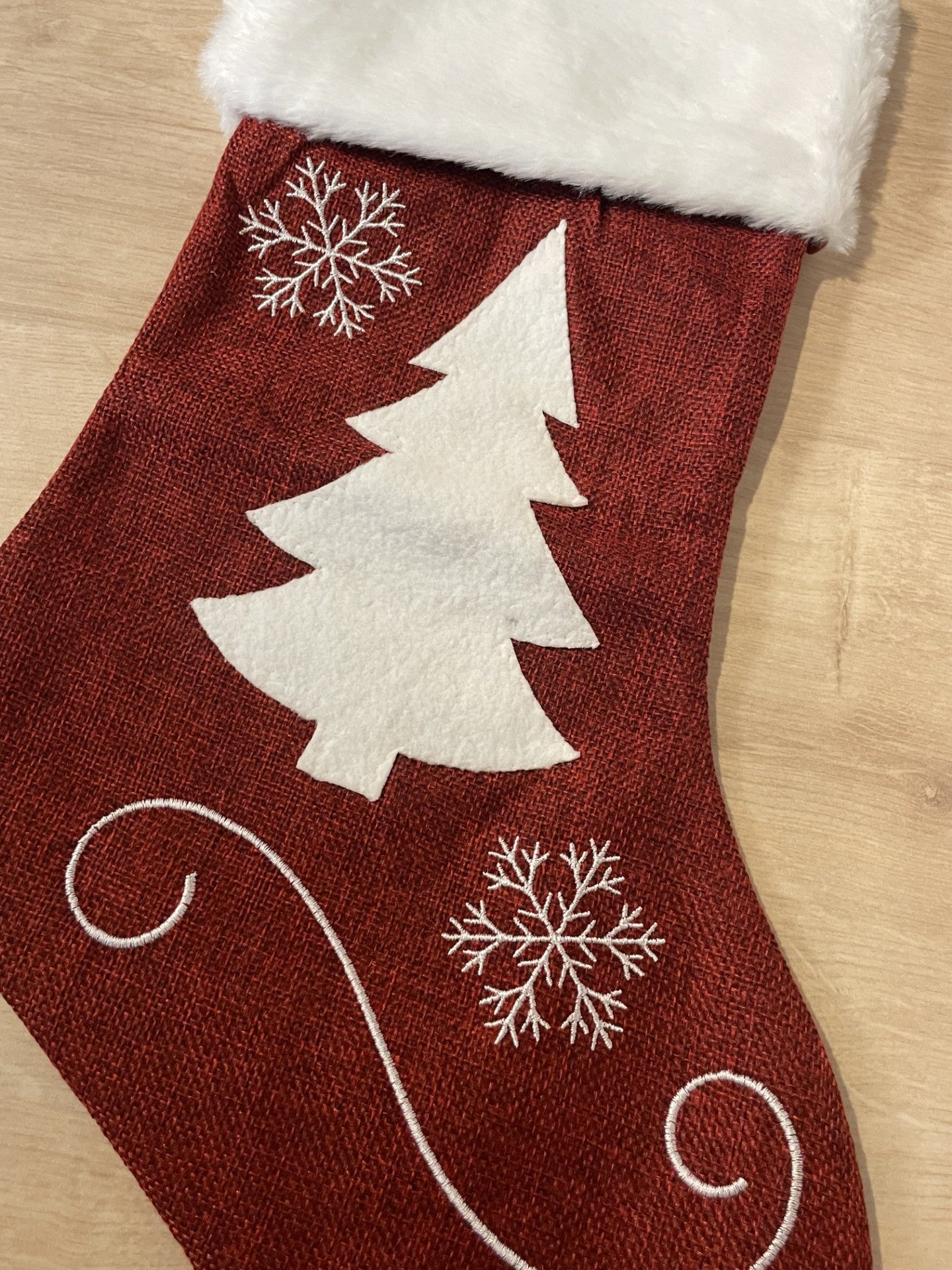 Chaussette de Noël Rouge