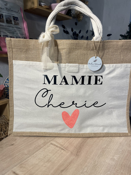 Cabas "Coeur chéri"