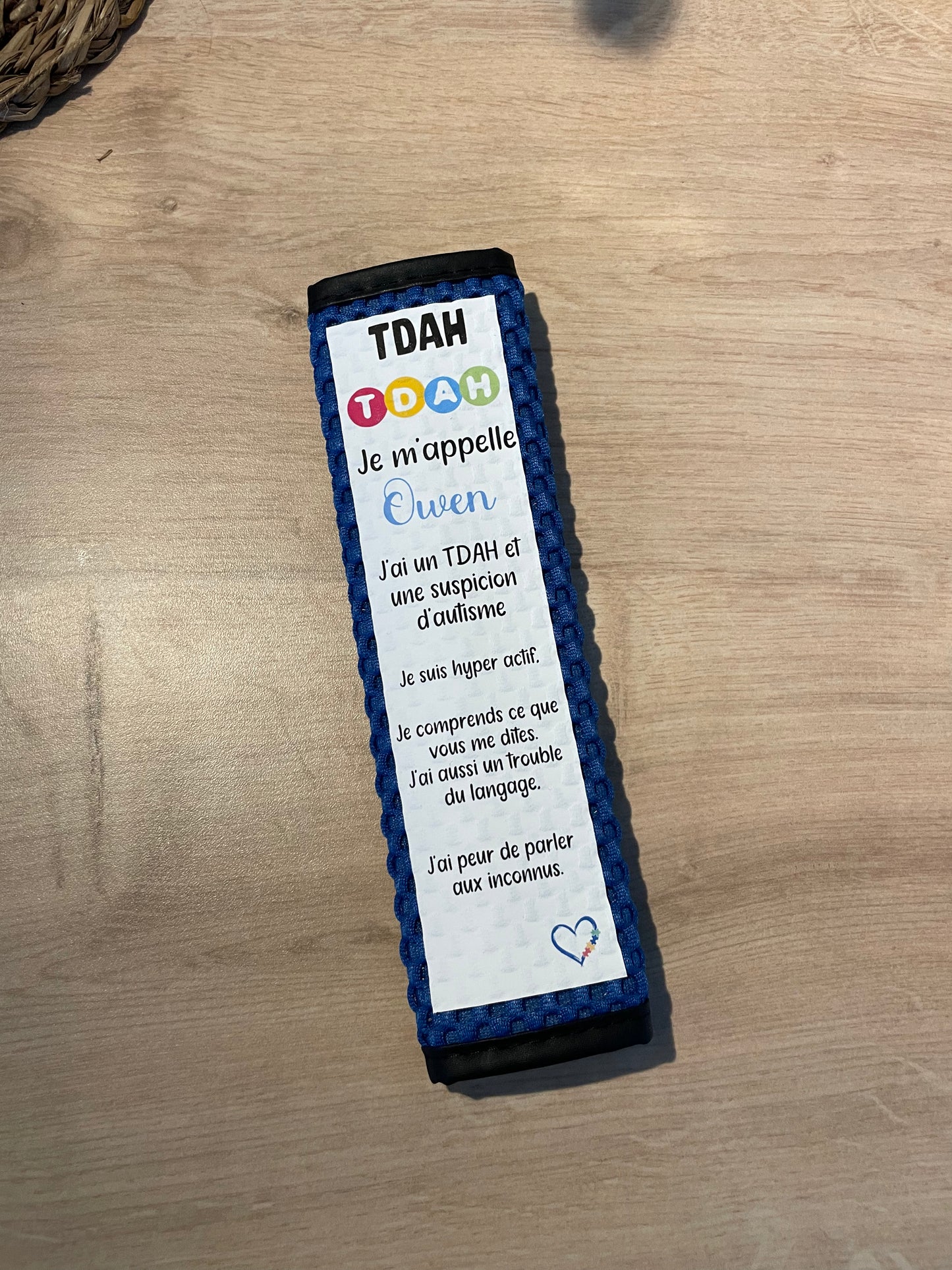 Protège ceinture de secours