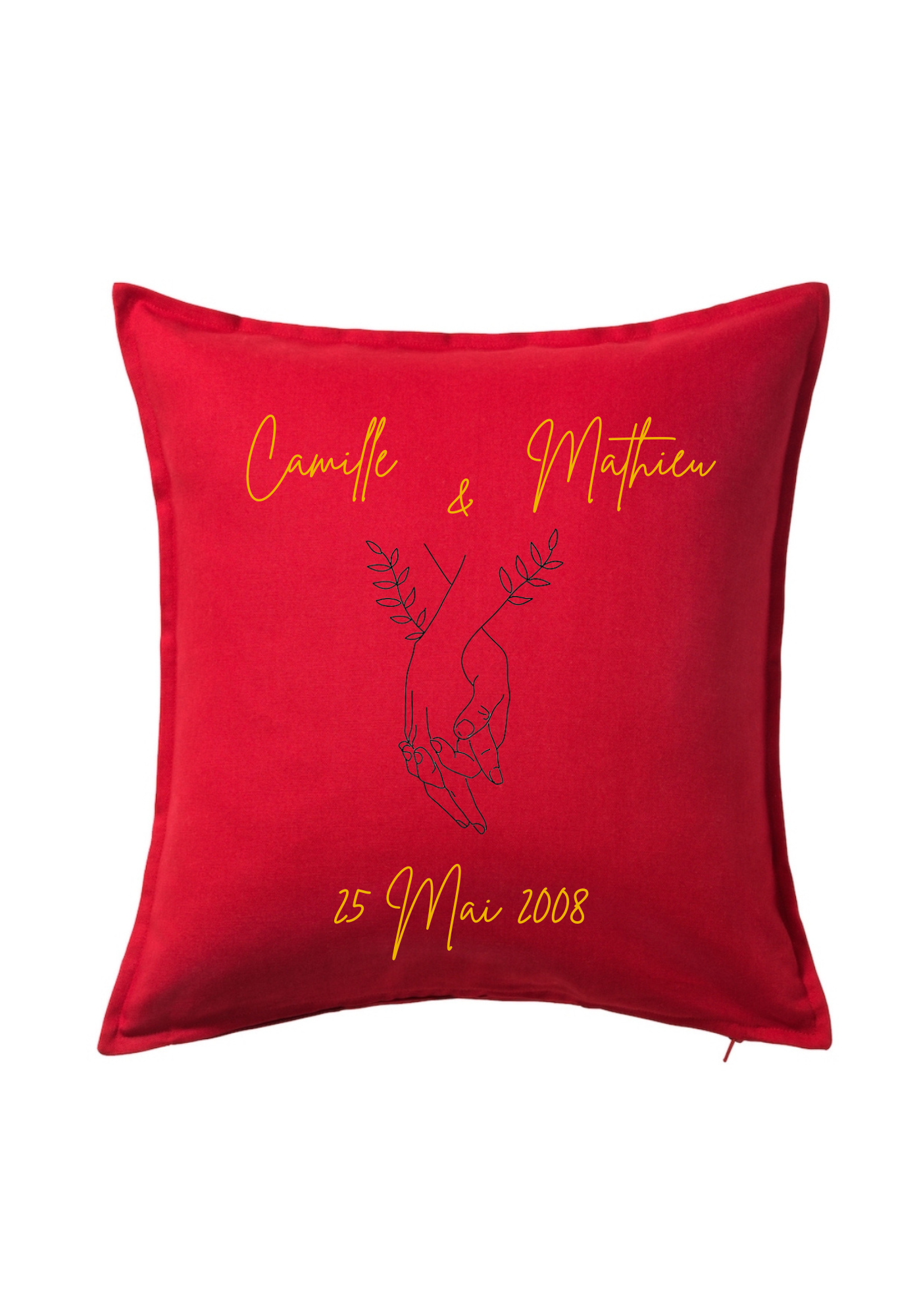 Housse de coussin « Amoureux »