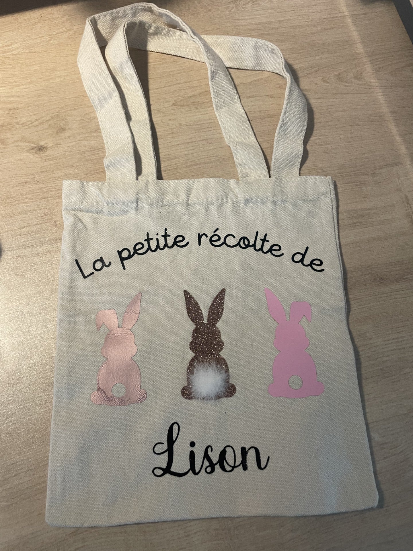 Mini tote-bag rose
