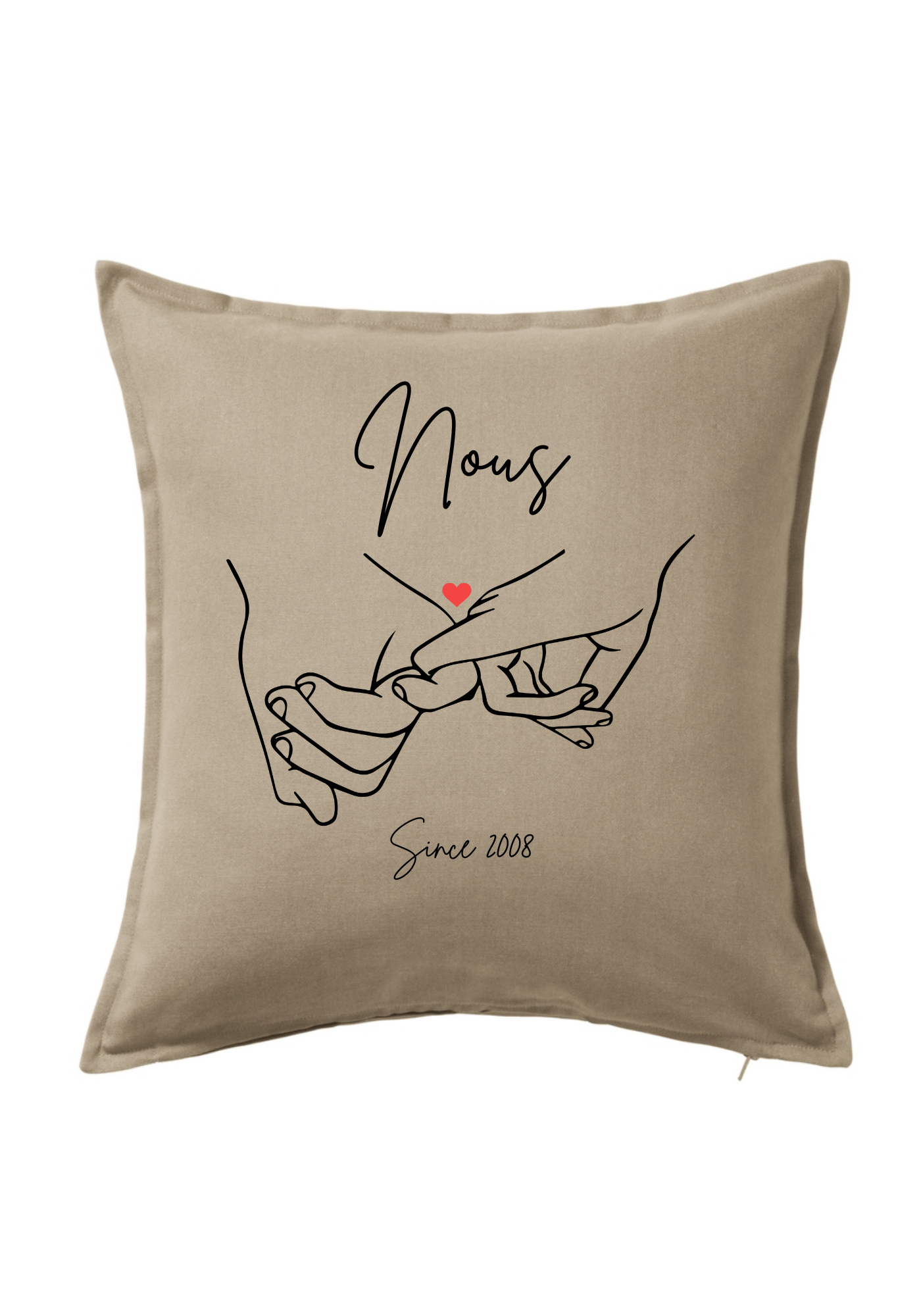 Housse de coussin « Amoureux »