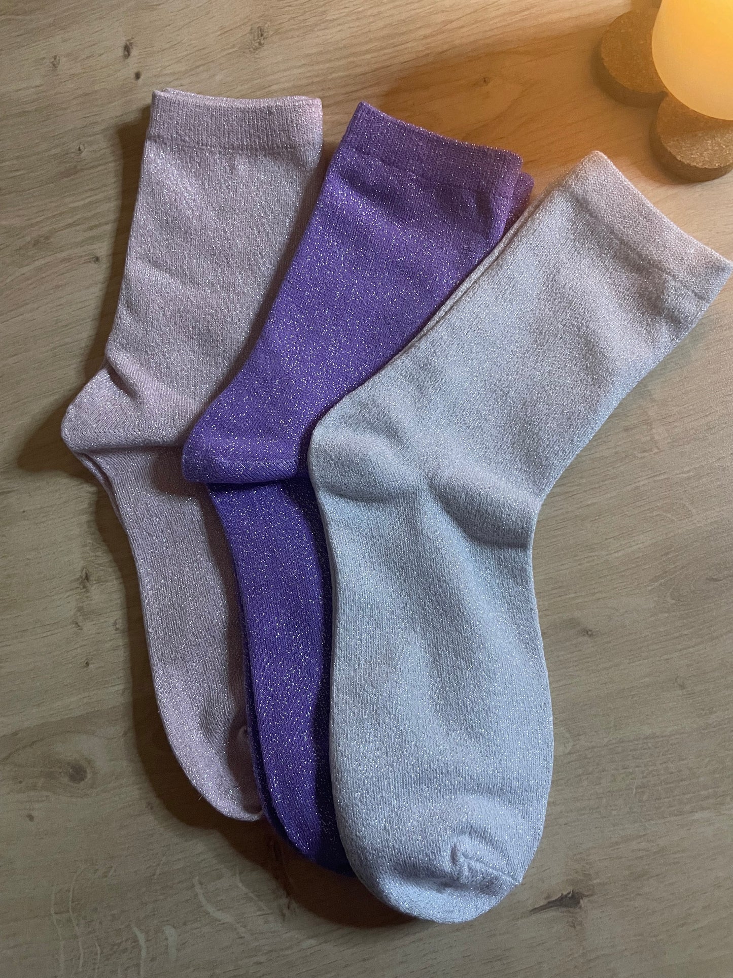 Chaussettes à paillettes