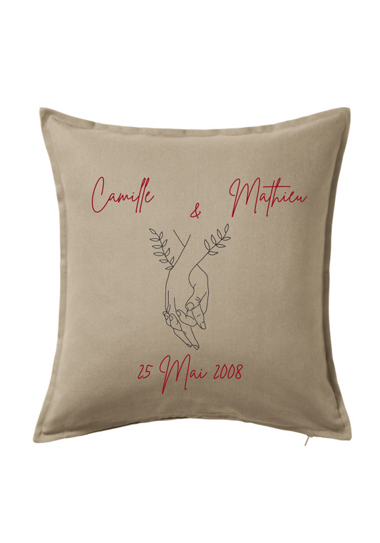 Housse de coussin « Amoureux »