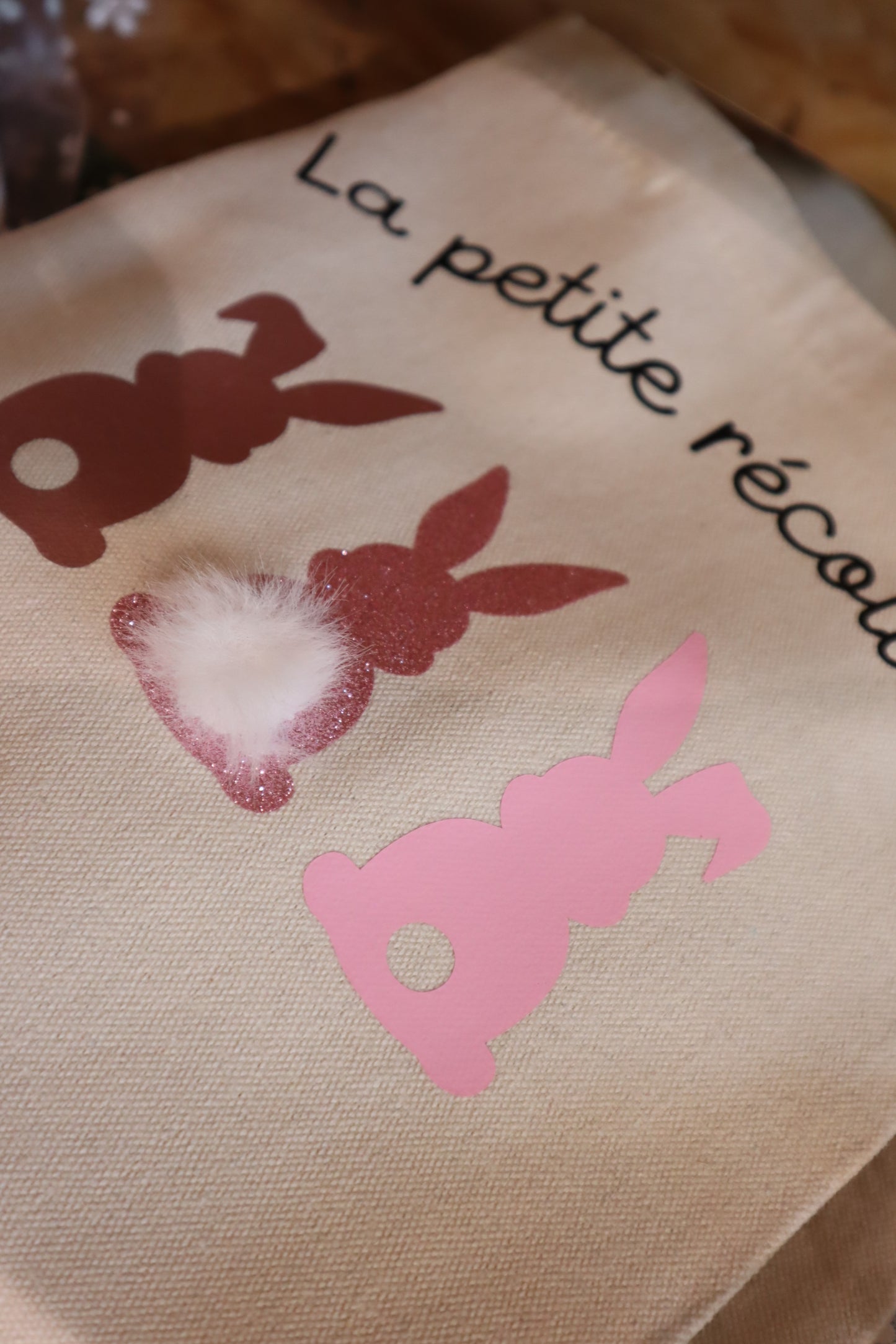 Mini tote-bag rose