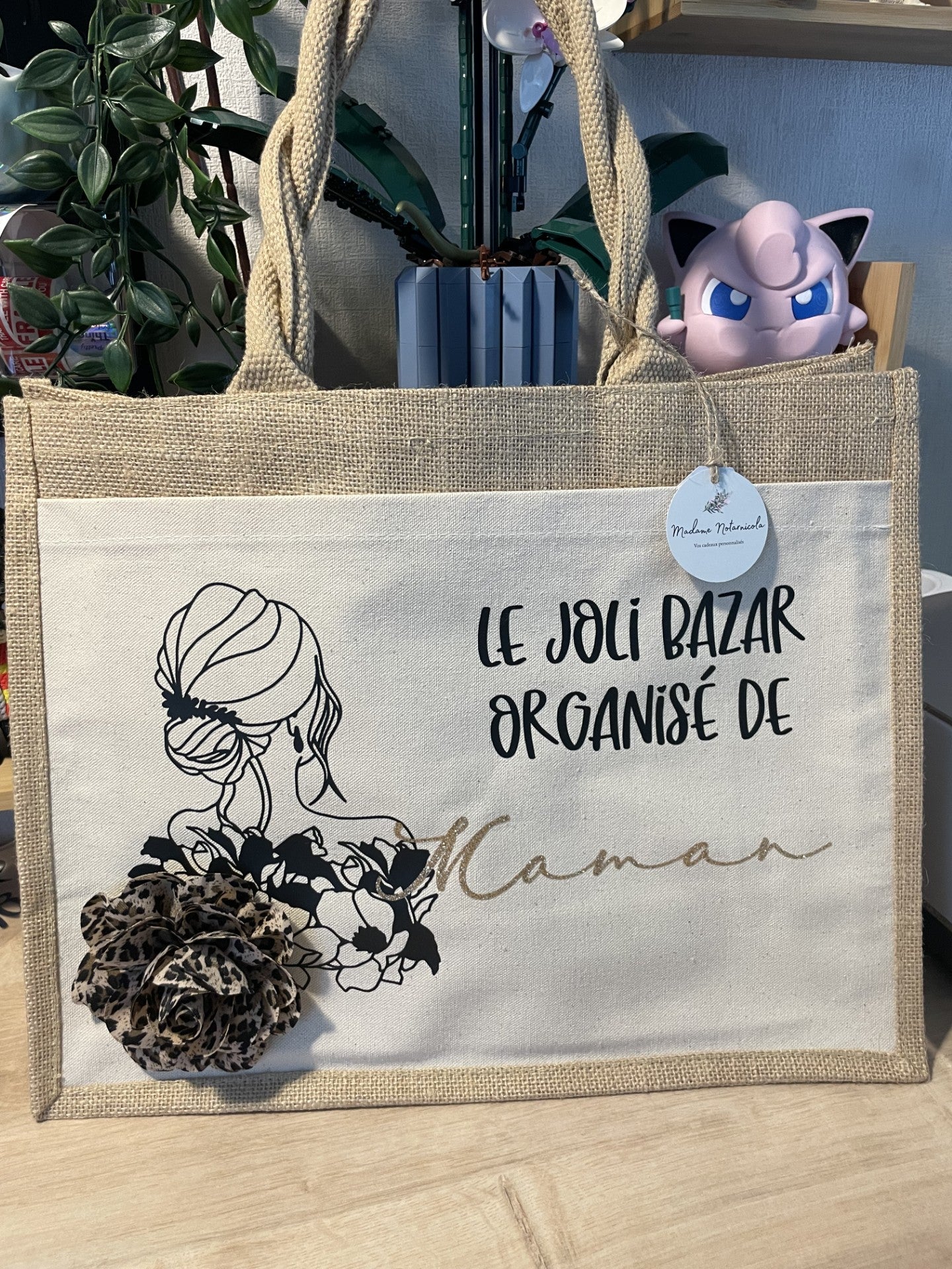 Sac cabas "bazar organisé" Maman