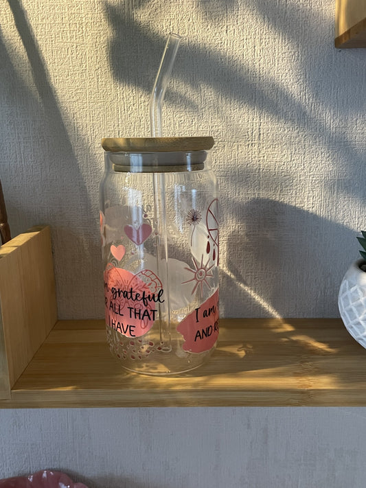 Canette en verre citation