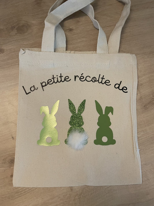 Mini tote-bag vert