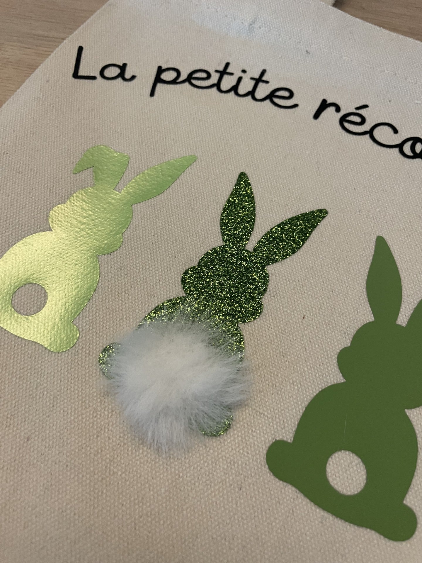 Mini tote-bag vert