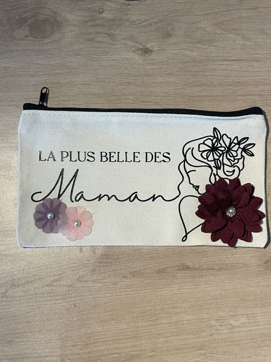 Trousse "jolie fleur" maman