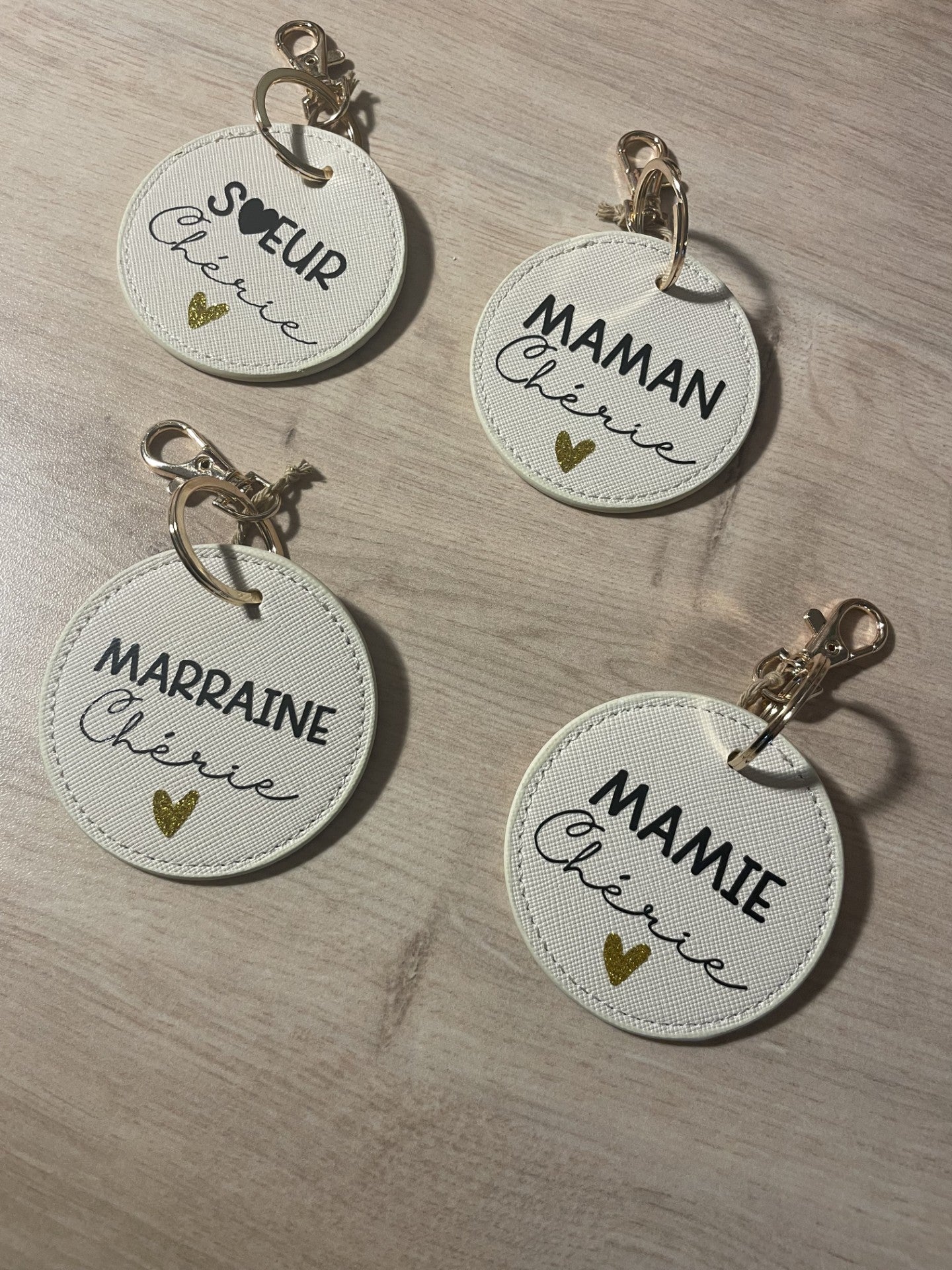 Porte clé COEUR CHERI