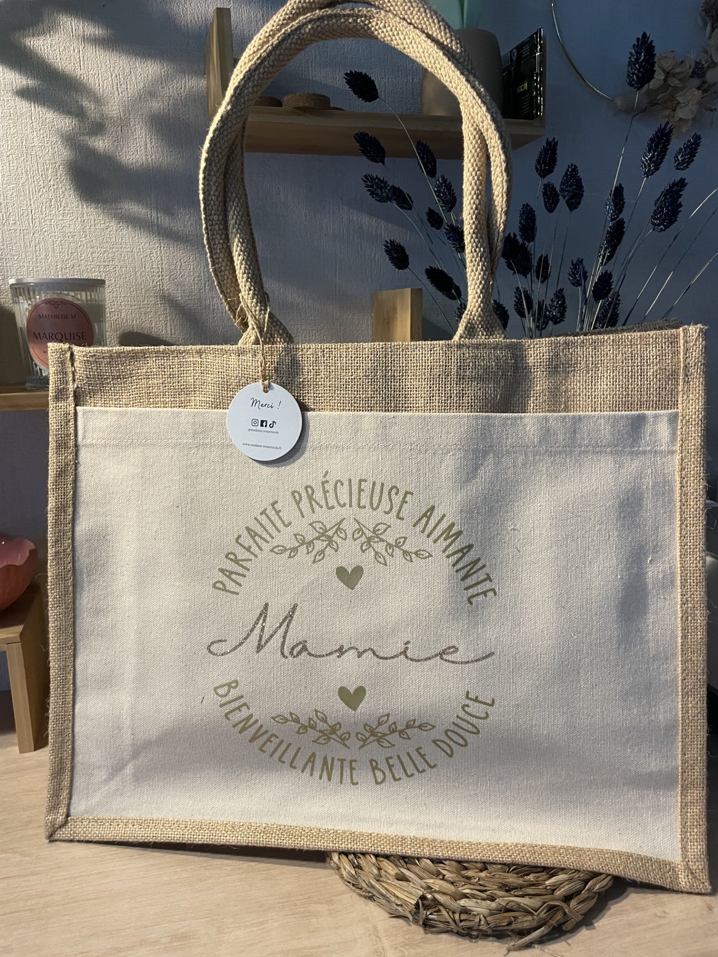 Cabas "mots doux" mamie