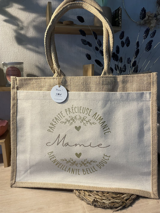 Cabas "mots doux" mamie