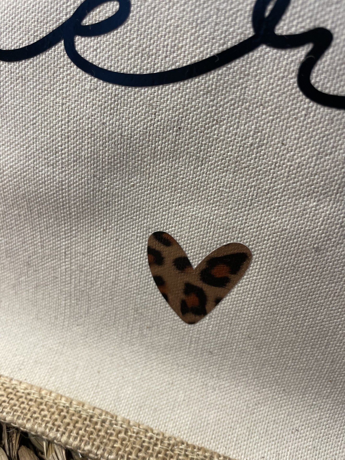 Cabas "coeur chéri ggrr" Tatie