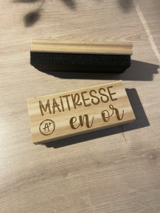 Brosse pour tableau "en or"