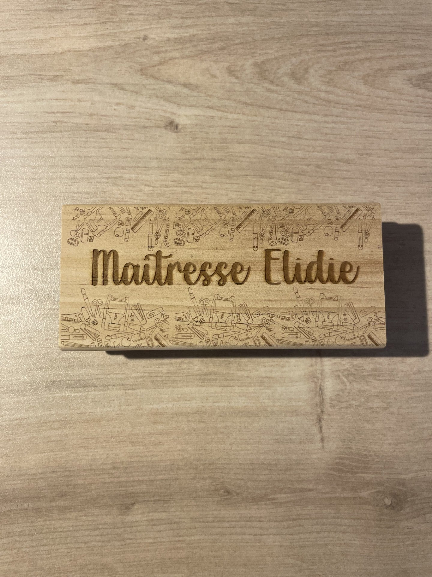 Brosse pour tableau "maîtresse"