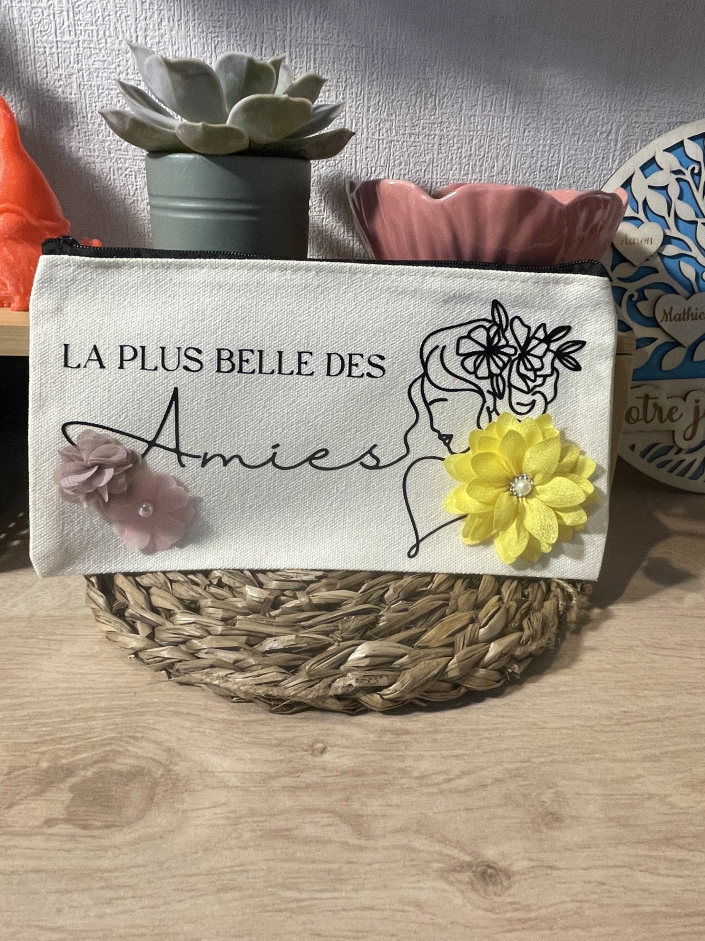 Trousse "jolie fleur" amie