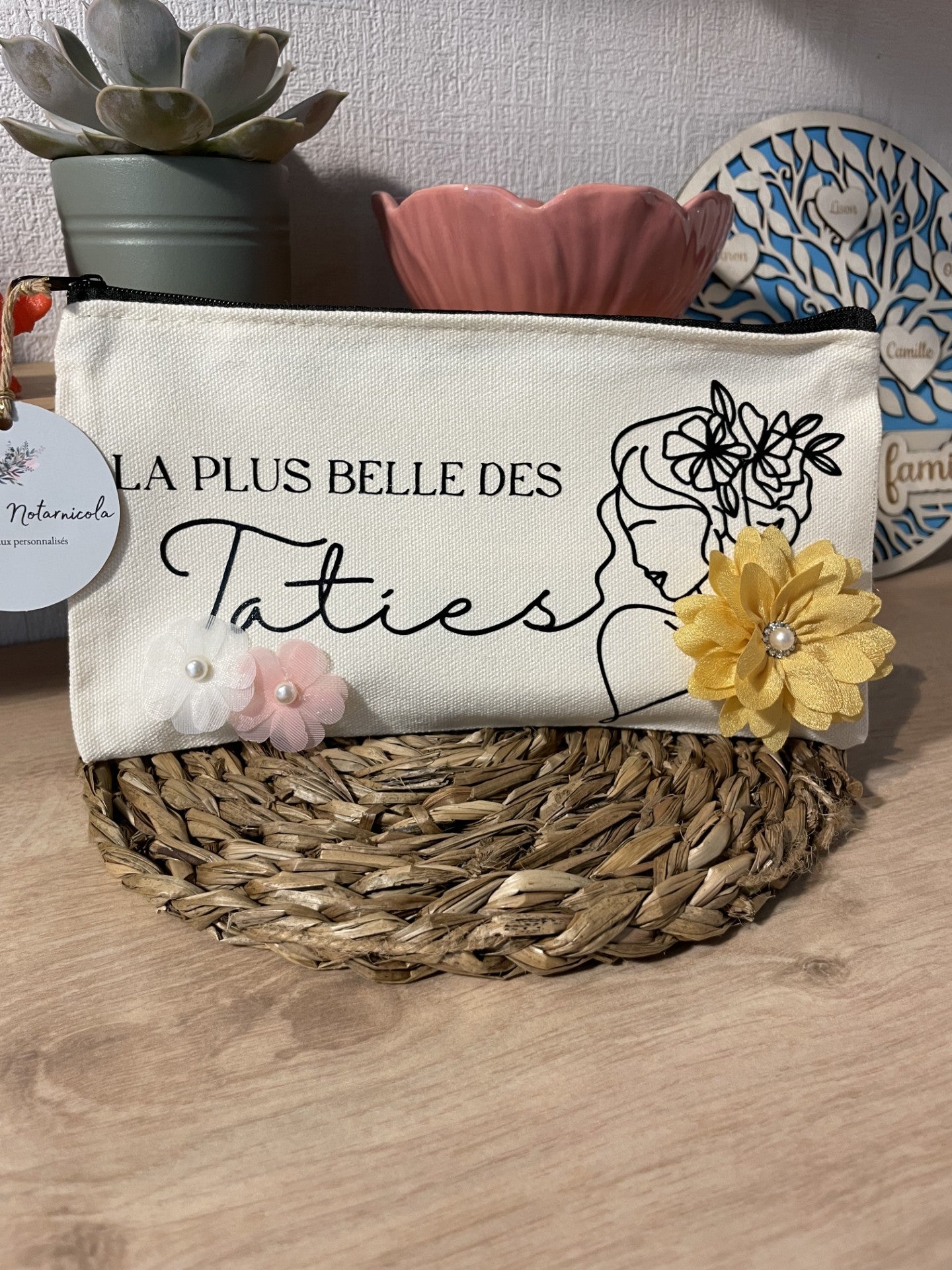 trousse "jolie fleur" Tatie